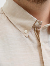 Jack & Jones Shield Linen Mix Pepper White