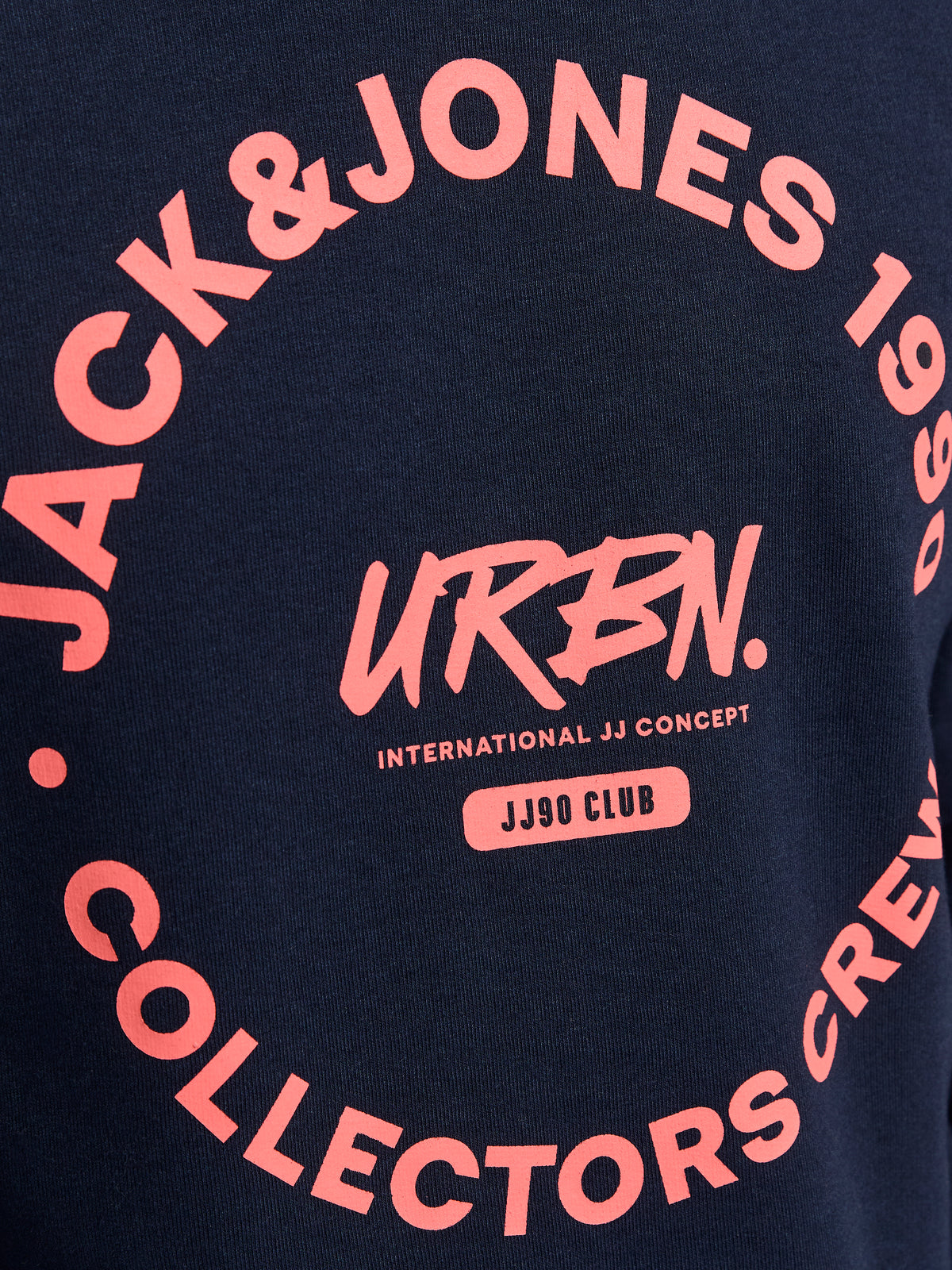 Jack & Jones Simon Logo Navy Hoodie Navy