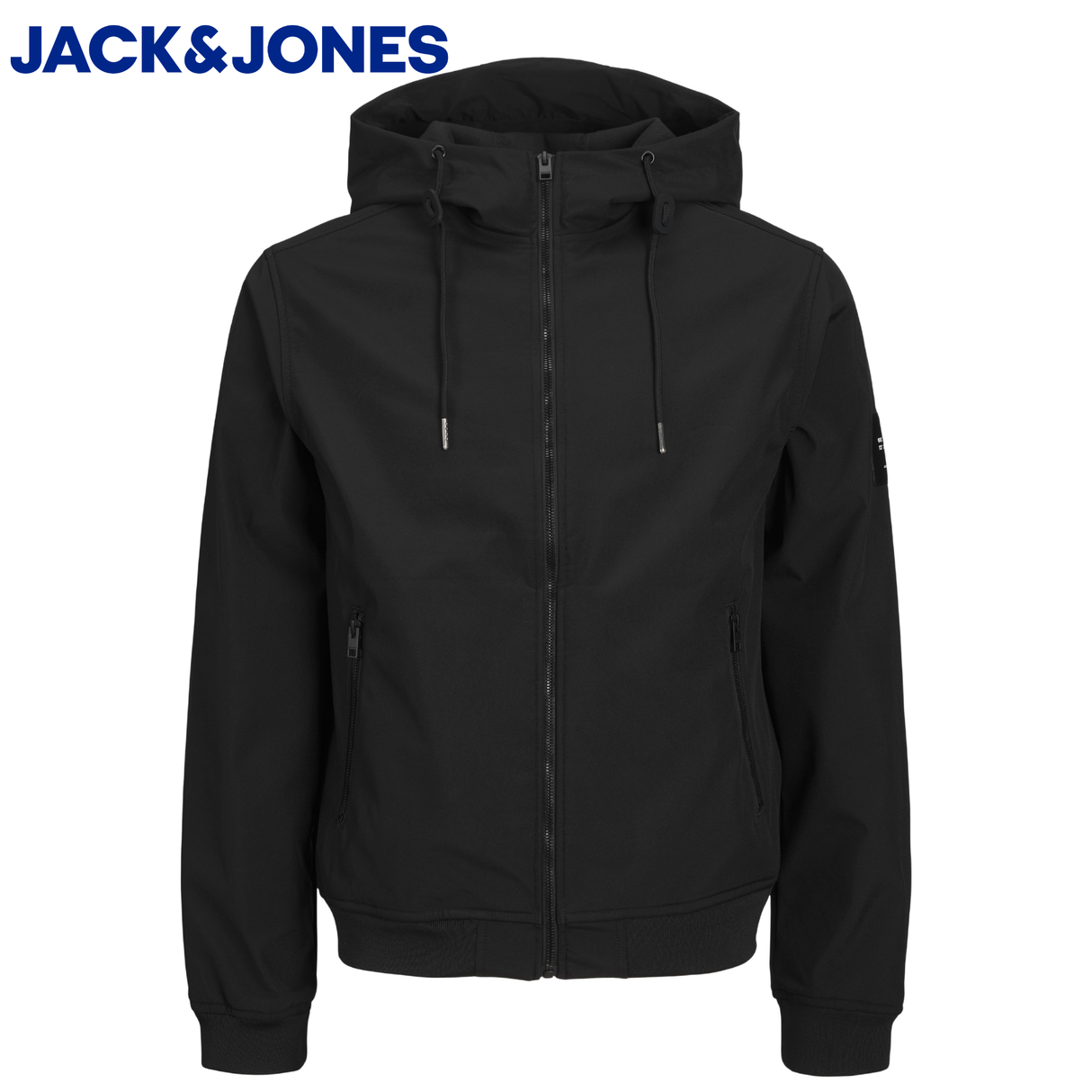 Jack & Jones Softshell Hooded Jacket Black