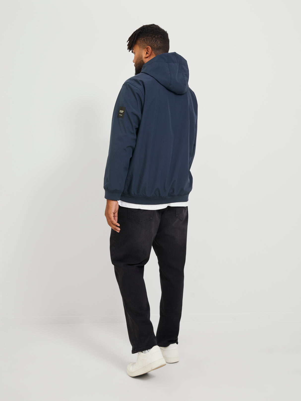 Jack & Jones Softshell Hooded Jacket Navy