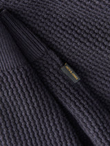 Jack & Jones Stanley Half Zip Navy Knit Navy