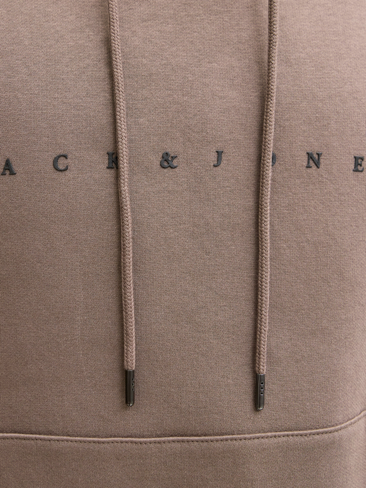 Jack & Jones Star Logo Falcon Hoodie Brown
