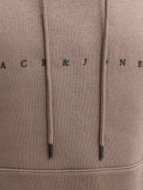 Jack & Jones Star Logo Falcon Hoodie Brown