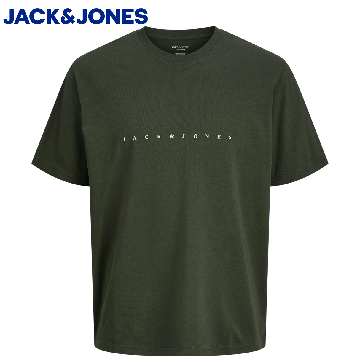 Jack & Jones Star Logo Duffel Green Tee Green