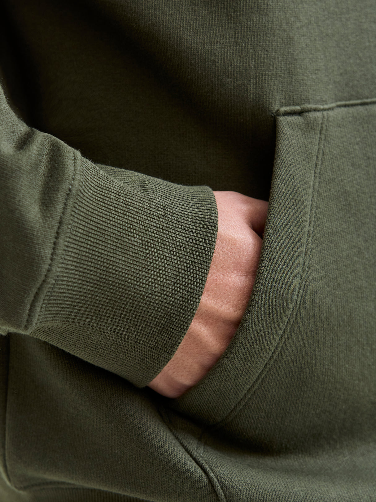 Jack & Jones Star Logo Green Hoodie Green