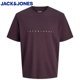 Jack & Jones Star Logo Plum T-Shirt Wine