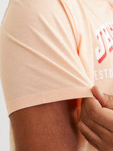 Jack & Jones Logo Peach T-Shirt Pink