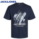Jack & Jones Tint Crew Neck Navy Tee Navy