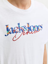 Jack & Jones Tom Logo White T-Shirt White