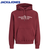 Jack & Jones Toronto Emblem Truffle Hood Red