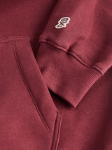 Jack & Jones Toronto Emblem Truffle Hood Red