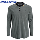Jack & Jones Win Long Sleeve Black Polo Black
