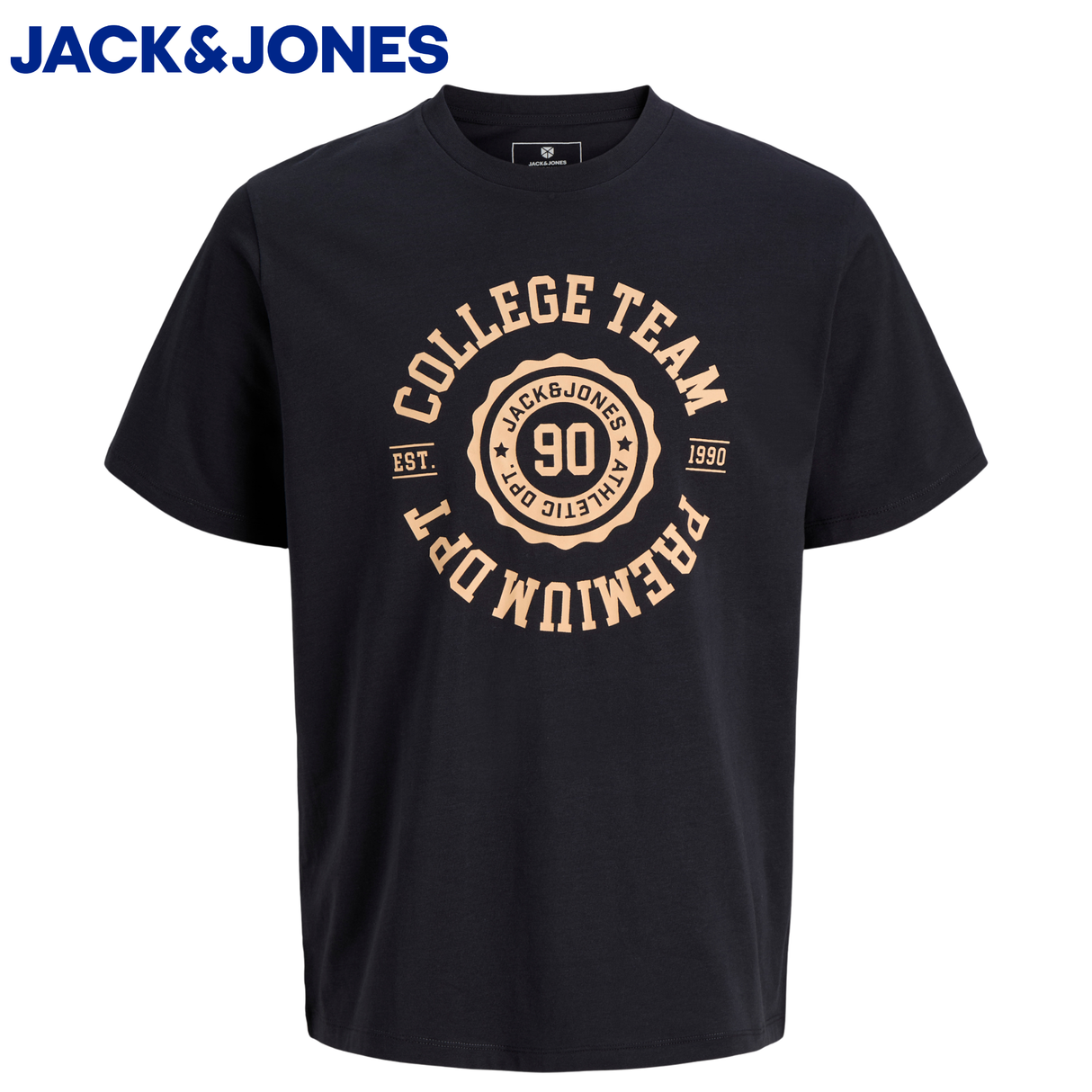 Jack & Jones Zander Logo Navy T-Shirt Navy