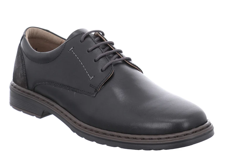 Josef Seibel Alastair 01 Black Lace Shoe Black