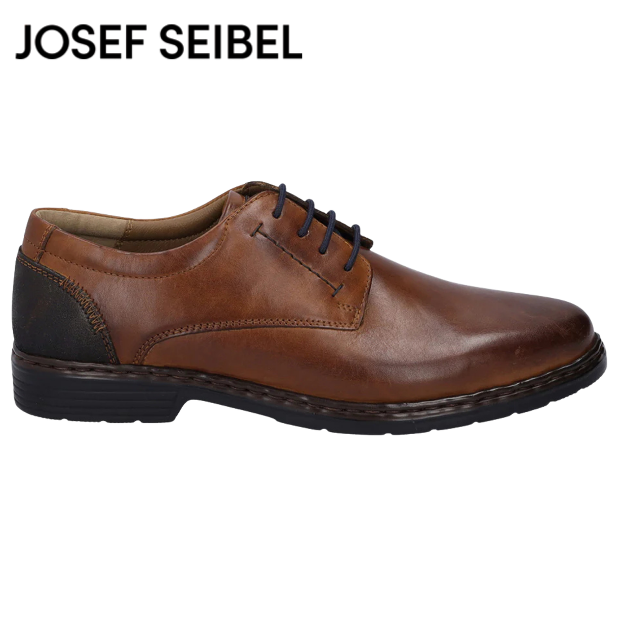 Josef Seibel Alastair 01 Cognac Laced Brown