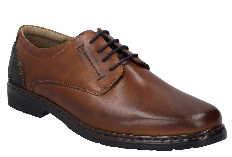 Josef Seibel Alastair 01 Cognac Laced Brown