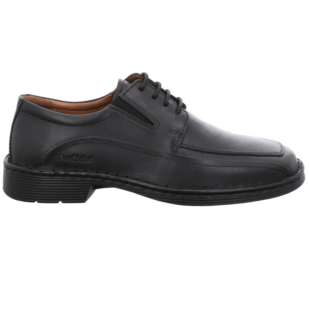 Josef Seibel Brian Black Lace Shoe Black