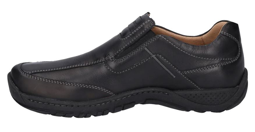 Josef Seibel Nolan Black Slip On Shoe Black