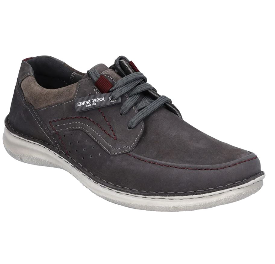 Josef Seibel Nubuk Anvers Grey Shoes Grey