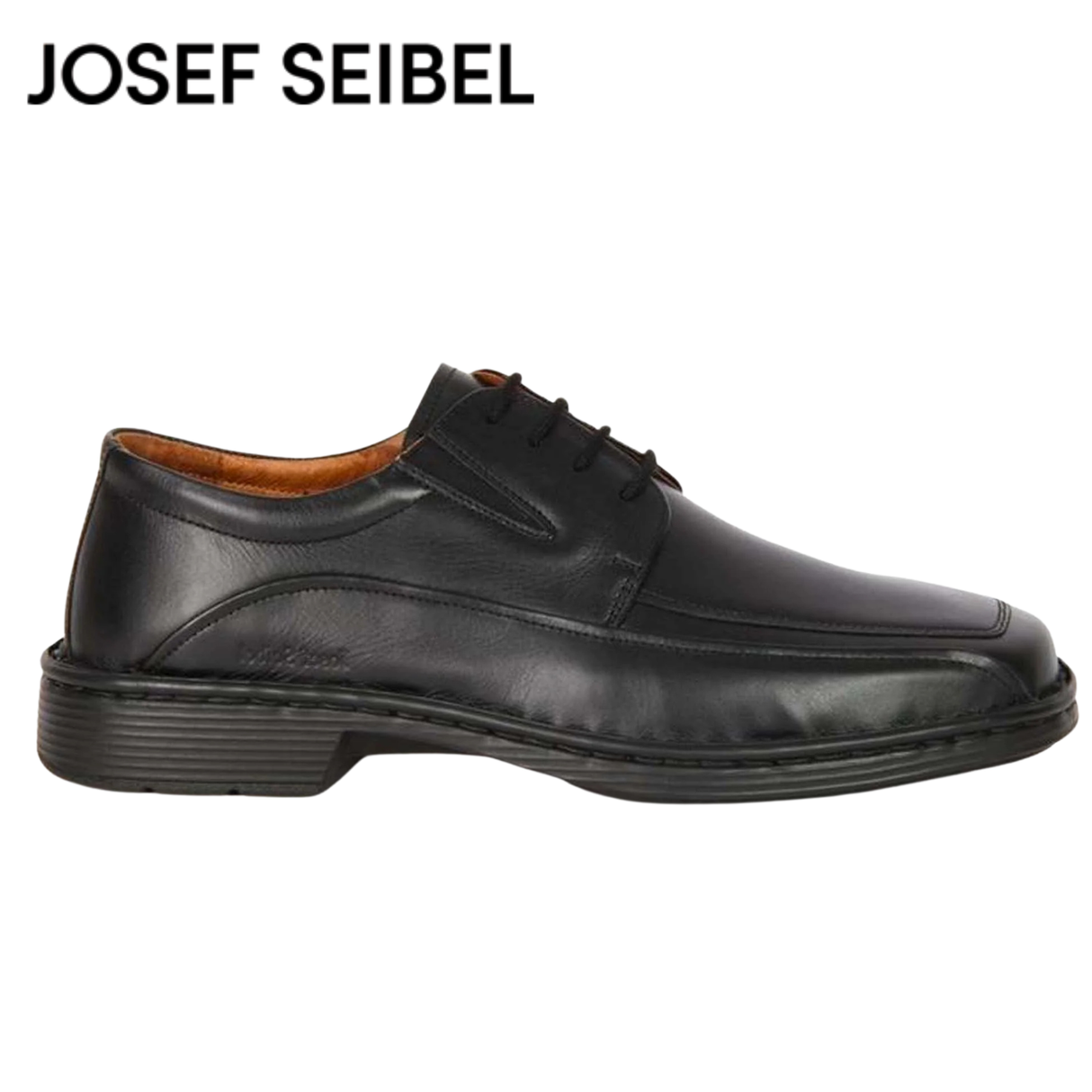 Josef Seibel Brian Black Lace Shoe Black