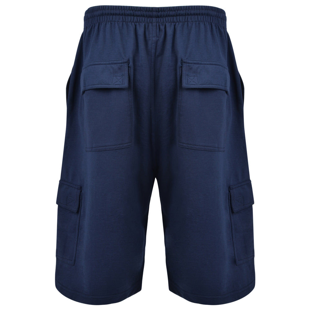 Kam Lightweight Navy Cargo Shorts Navy