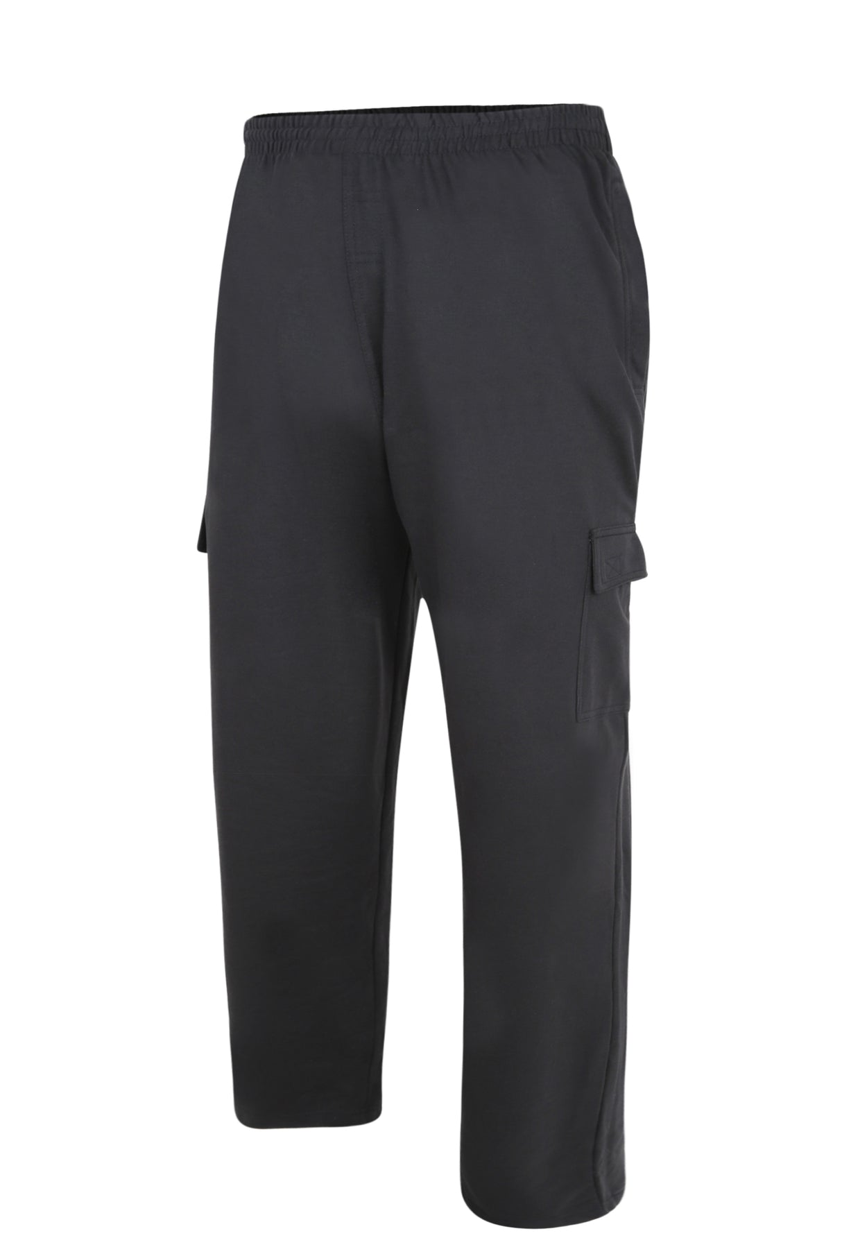 Kam Lightweight Cargo Black Joggers Black