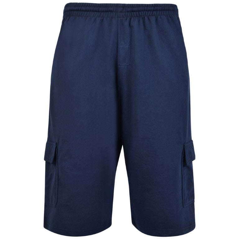 Kam Lightweight Navy Cargo Shorts Navy