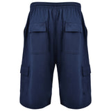 Kam Lightweight Navy Cargo Shorts Navy
