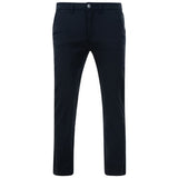 Kam Stretch Navy Chinos Navy