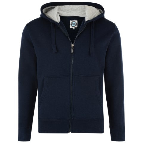 Kam Navy Full Zip X-Tall Hoodie Navy