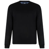 Kam X-Tall Black Crew Neck Sweatshirt Black