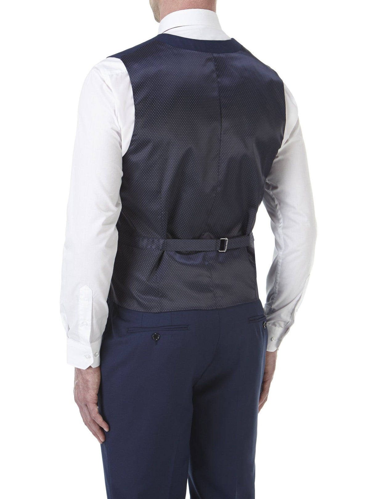 Skopes Kennedy Blue Suit Waistcoat Blue