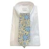 Hunter & Oak X-Long Yellow Floral Tie Yellow