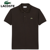 Lacoste Petit Pique Brown Polo Shirt Brown