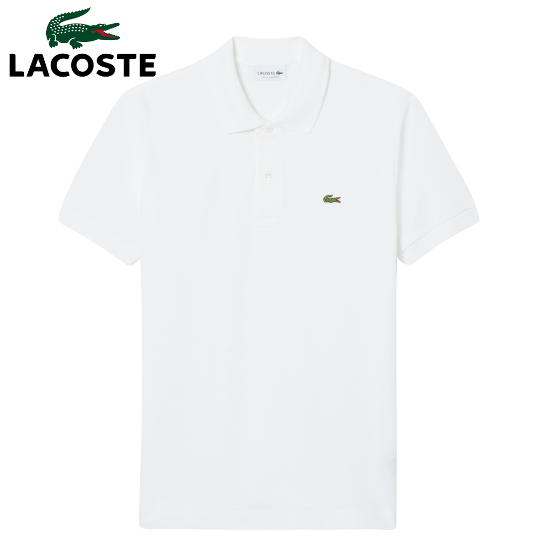 Lacoste Petit Pique White Polo Shirt White