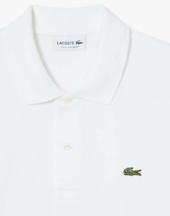 Lacoste Petit Pique White Polo Shirt White