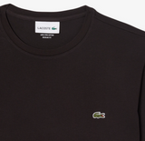 Lacoste Cotton Brown Crew Neck T-Shirt Brown