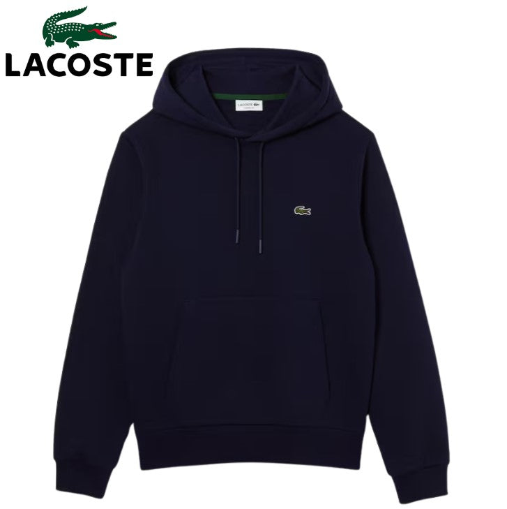 Lacoste Brushed Fleece Classic Hoodie Navy