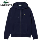 Lacoste Brushed Fleece Full Zip Hoodie Navy