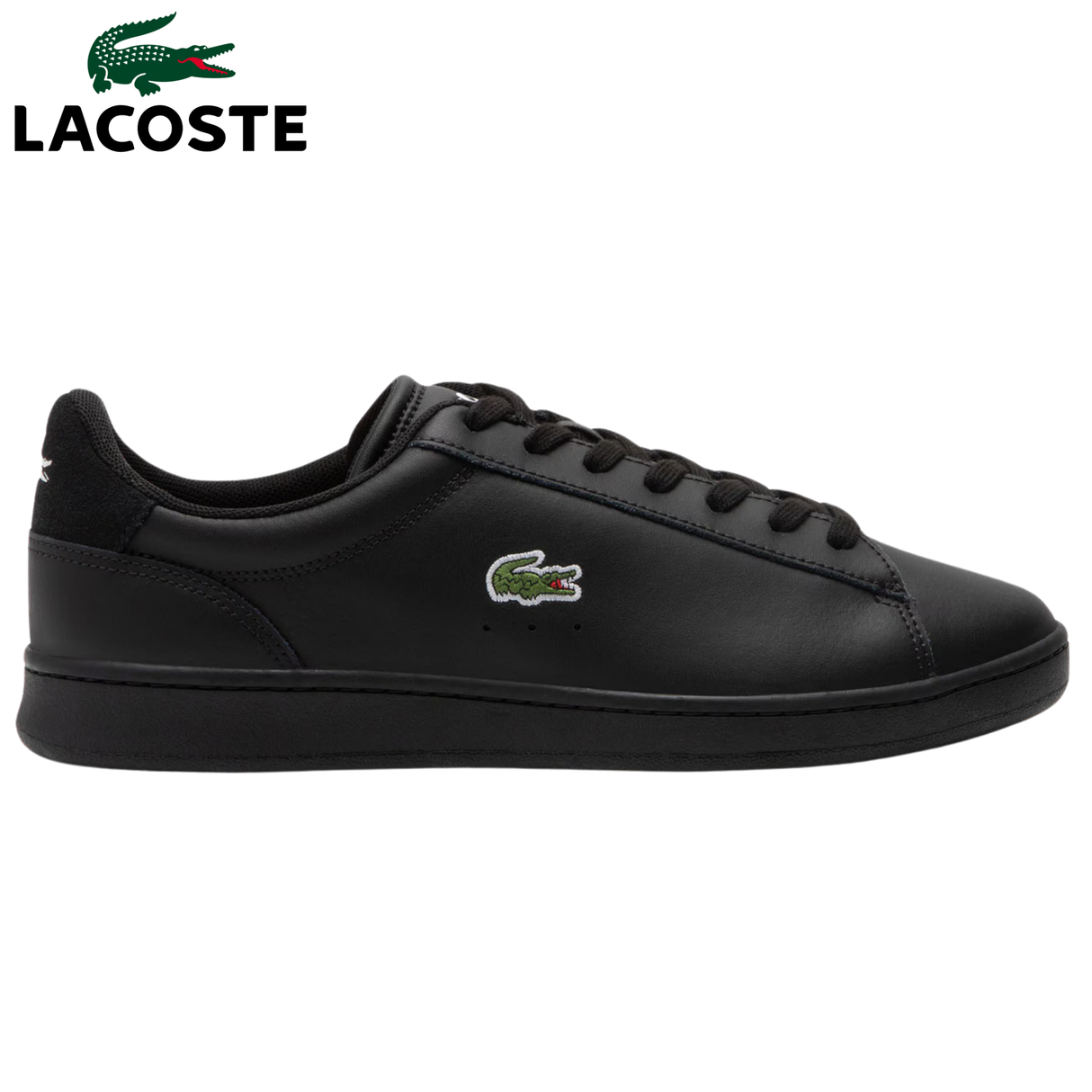 Lacoste Carnaby Black Leather Shoes Black
