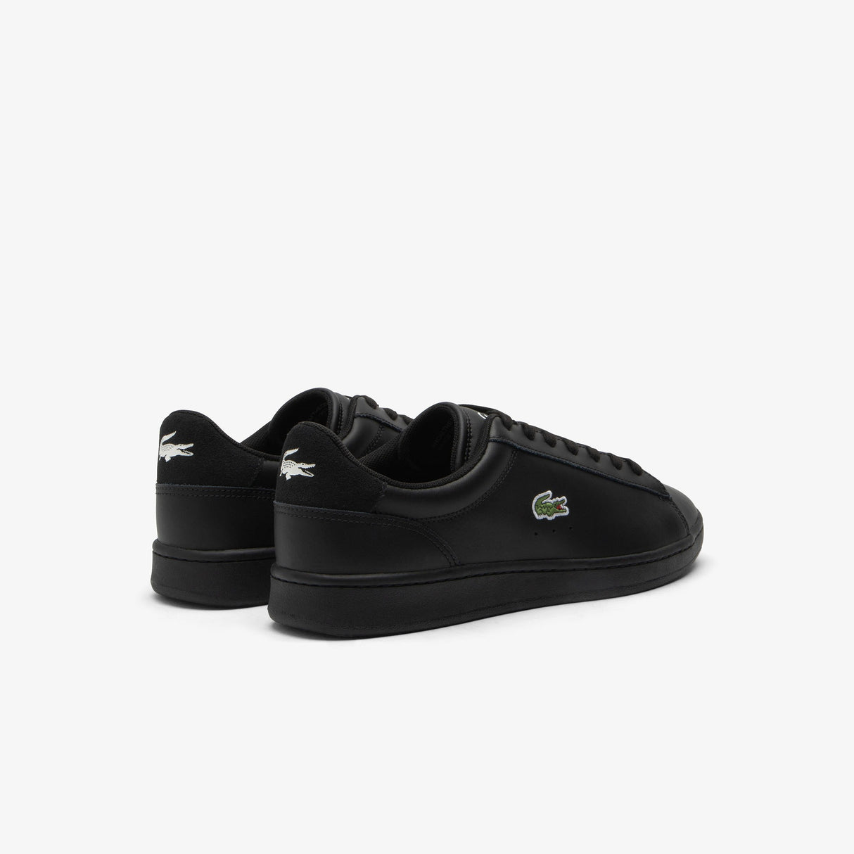 Lacoste Carnaby Black Leather Shoes Black