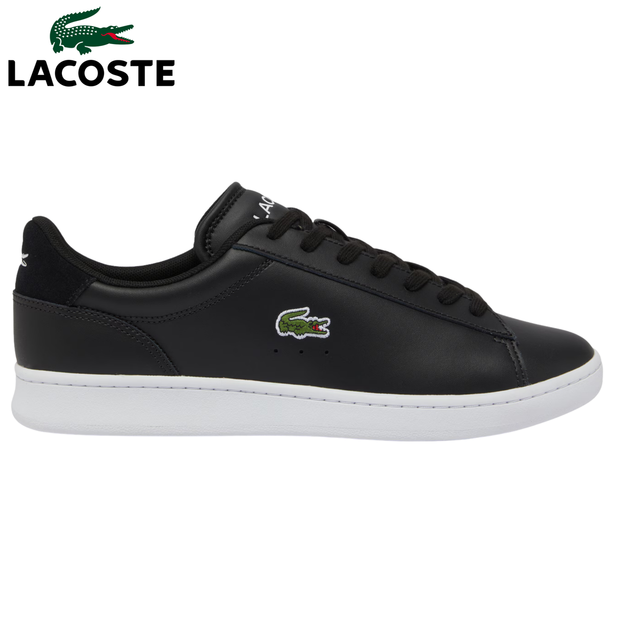 Lacoste Carnaby Black & White Leather Black