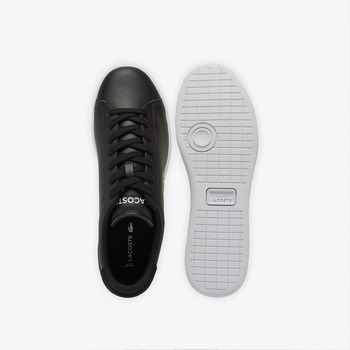 Lacoste Carnaby Black & White Leather Black