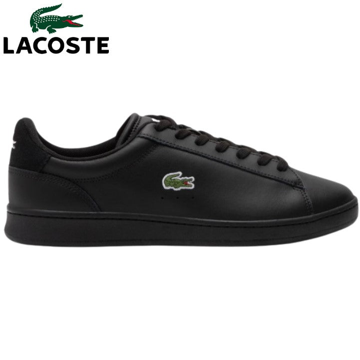 Lacoste Carnaby Black Leather Shoes Black