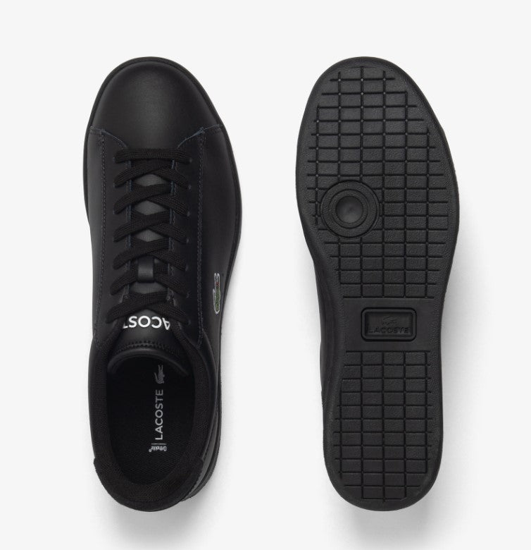 Lacoste Carnaby Black Leather Shoes Black
