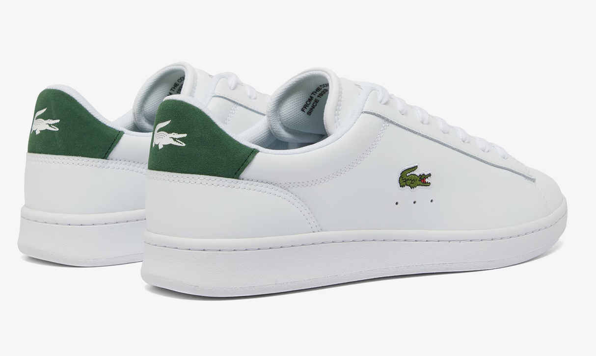 Lacoste Carnaby Green Tipped Sneaker White