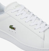 Lacoste Carnaby White Leather Lace Shoe White