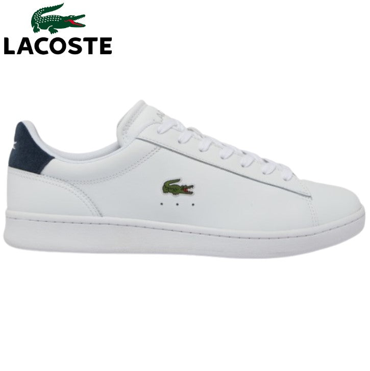 Lacoste Carnaby White & Navy Leather White