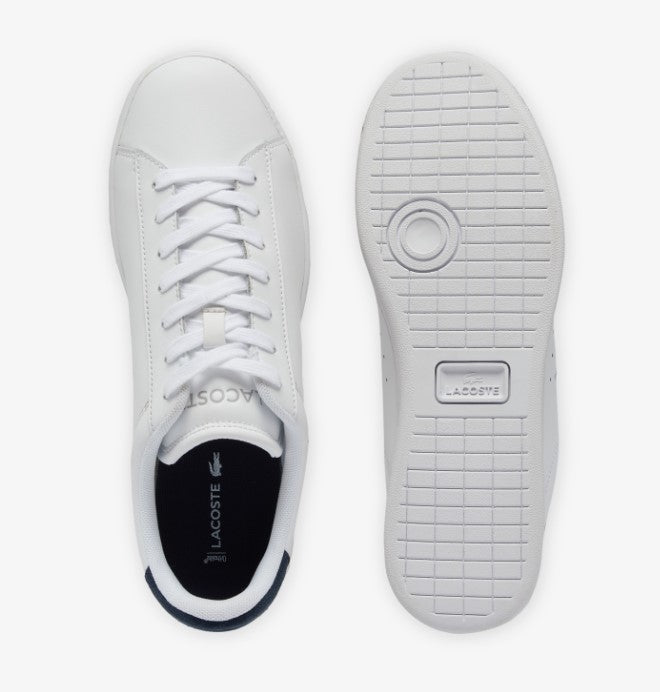 Lacoste Carnaby White & Navy Leather White