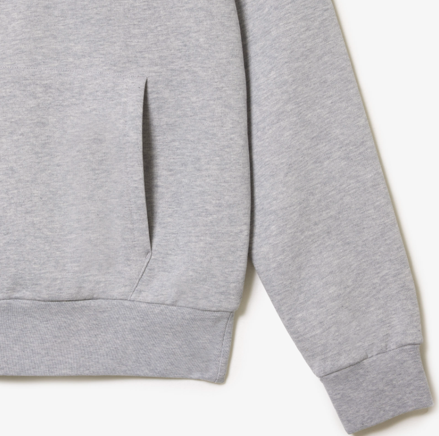 Lacoste Sweater Lined Grey Hoodie Grey